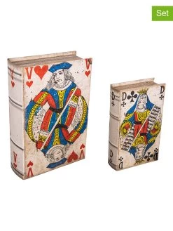 2er-Set: Bücherboxen In Bunt