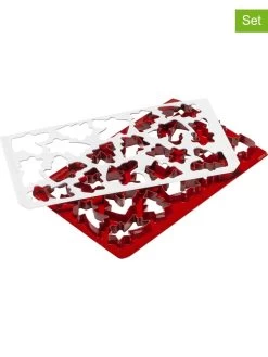 2er-Set: Ausstechformen "Pro" In Weiß/ Rot - (B)31 X (H)2 X (T)19,5 Cm