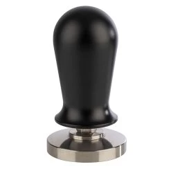 2-tlg. Set Tamper Mit Matte In Schwarz, Maße: 5,3x5,3x10 Cm