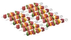 Spieße, 12er Set Länge: 21 Cm Edelstahl (AISI 201) Flachmaterial Mit Ringgriff -Typhoon Store buddys bar spiesse 12er set lange 21 cm edelstahl aisi 201 flachmaterial mit ringgriff 2