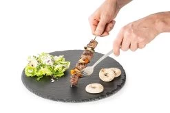 Spieße, 12er Set Länge: 21 Cm Edelstahl (AISI 201) Flachmaterial Mit Ringgriff -Typhoon Store buddys bar spiesse 12er set lange 21 cm edelstahl aisi 201 flachmaterial mit ringgriff 5