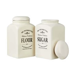 Mehl- & Zuckerdose MRS. WINTERBOTTOM'S In Creme 13 Mehl- & Zuckerdose MRS. WINTERBOTTOM'S In Creme -Typhoon Store butlers mehl and zuckerdose mrs winterbottoms in creme 6