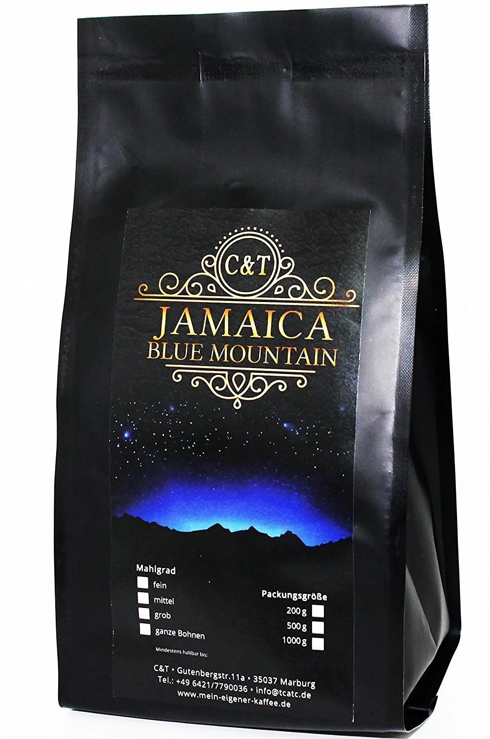 Kaffee "Jamaica Blue Mountain AA" - 500 G Ganze Bohnen 1 Kaffee "Jamaica Blue Mountain AA" - 500 G Ganze Bohnen