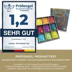 2er Set GESCHENK-BOX "Kräuter-Früchte -TEE" BIO 27 Teebeutel In 9 Sorten -Typhoon Store creano 2er set geschenk box krauter fruchte tee bio 27 teebeutel in 9 sorten 2