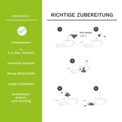 Grüntee Teelini 12er Holzpräsent-Box -Typhoon Store creano gruntee teelini 12er holzprasent box 5