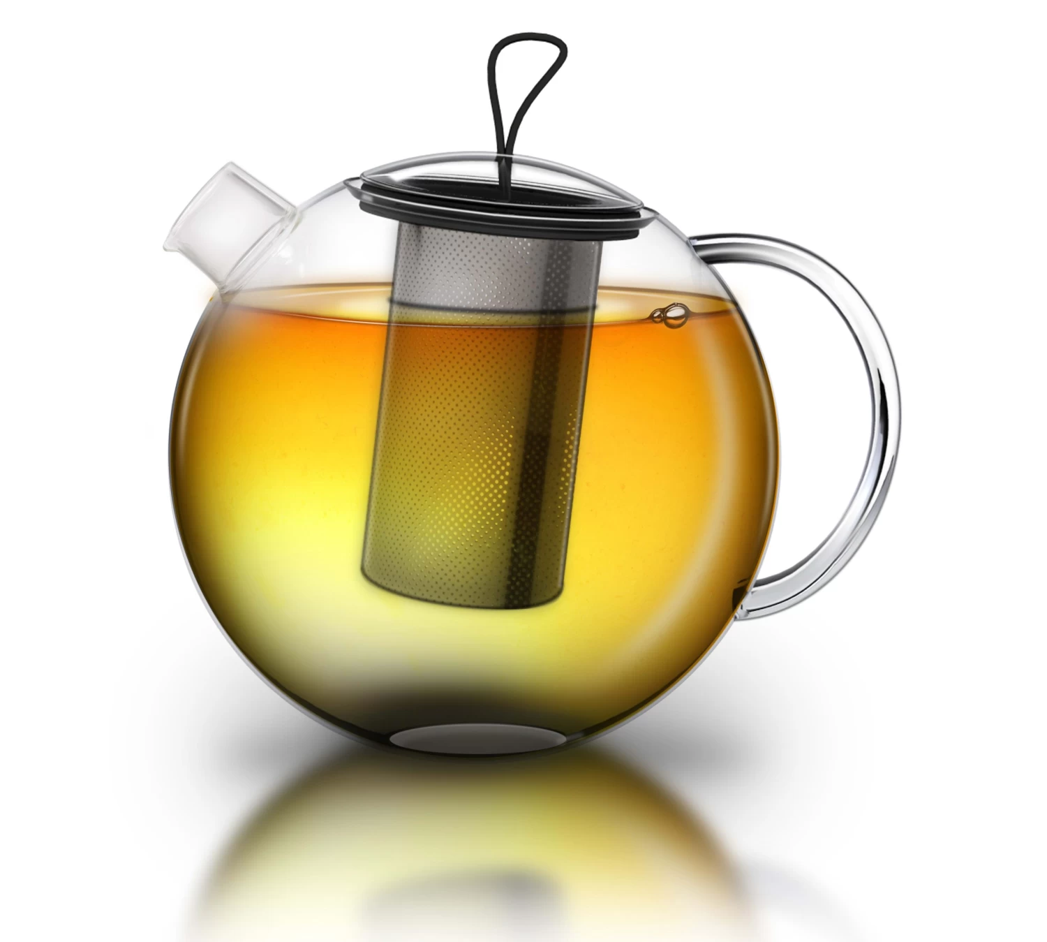 Teekanne "Jumbo 2,0L" Aus Hitzebeständigem Glas 1 Teekanne "Jumbo 2,0L" Aus Hitzebeständigem Glas