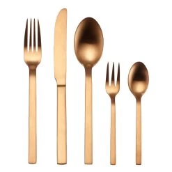 30 Tlg. Set Besteck-Set "Alexander Herrmann" In Bronze