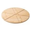 Pizza-Schneidbrett In Hellbraun - Ø 32 Cm
