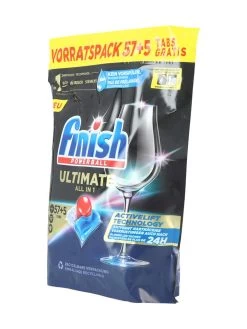 Finish Spülmaschinentabs "All-in-One Ultimate", 799 G / 62 Tabs -Typhoon Store finish spulmaschinentabs all in one ultimate 799 g 62 tabs 2
