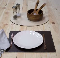 DUO - Platzset Rechteckig, Schokobraun/creme -Typhoon Store freeform duo platzset rechteckig schokobraun creme 1