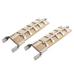 2er Set Flammlachsbrett In Braun