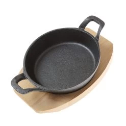 Servierpfanne Gusseisen In Schwarz - D: 15cm