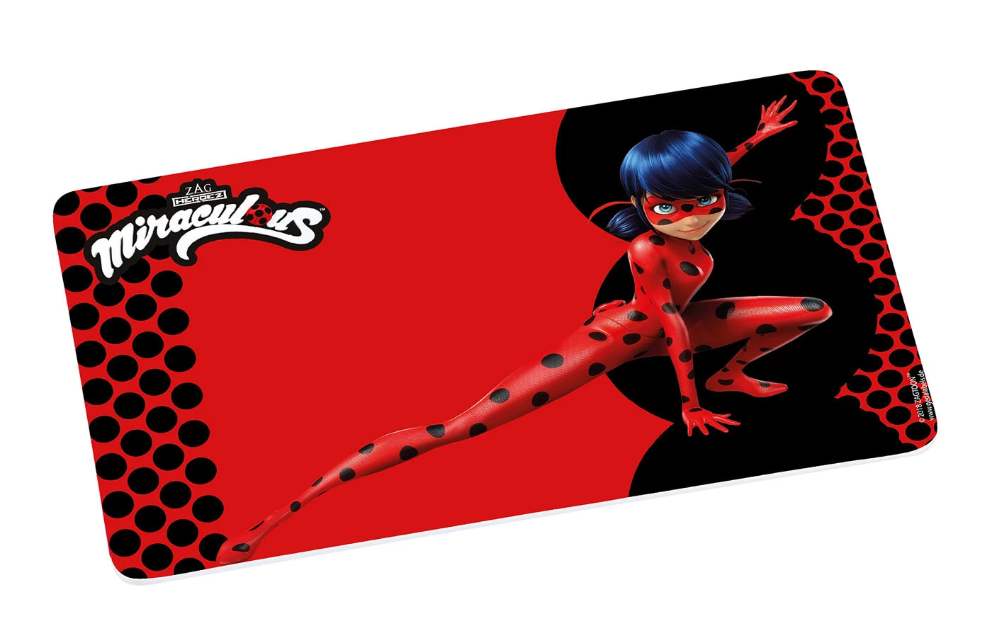 Frühstücksbrettchen Miraculous Ladybug In Rot - 23,5 X 14,5 Cm 1 Frühstücksbrettchen Miraculous Ladybug In Rot - 23,5 X 14,5 Cm
