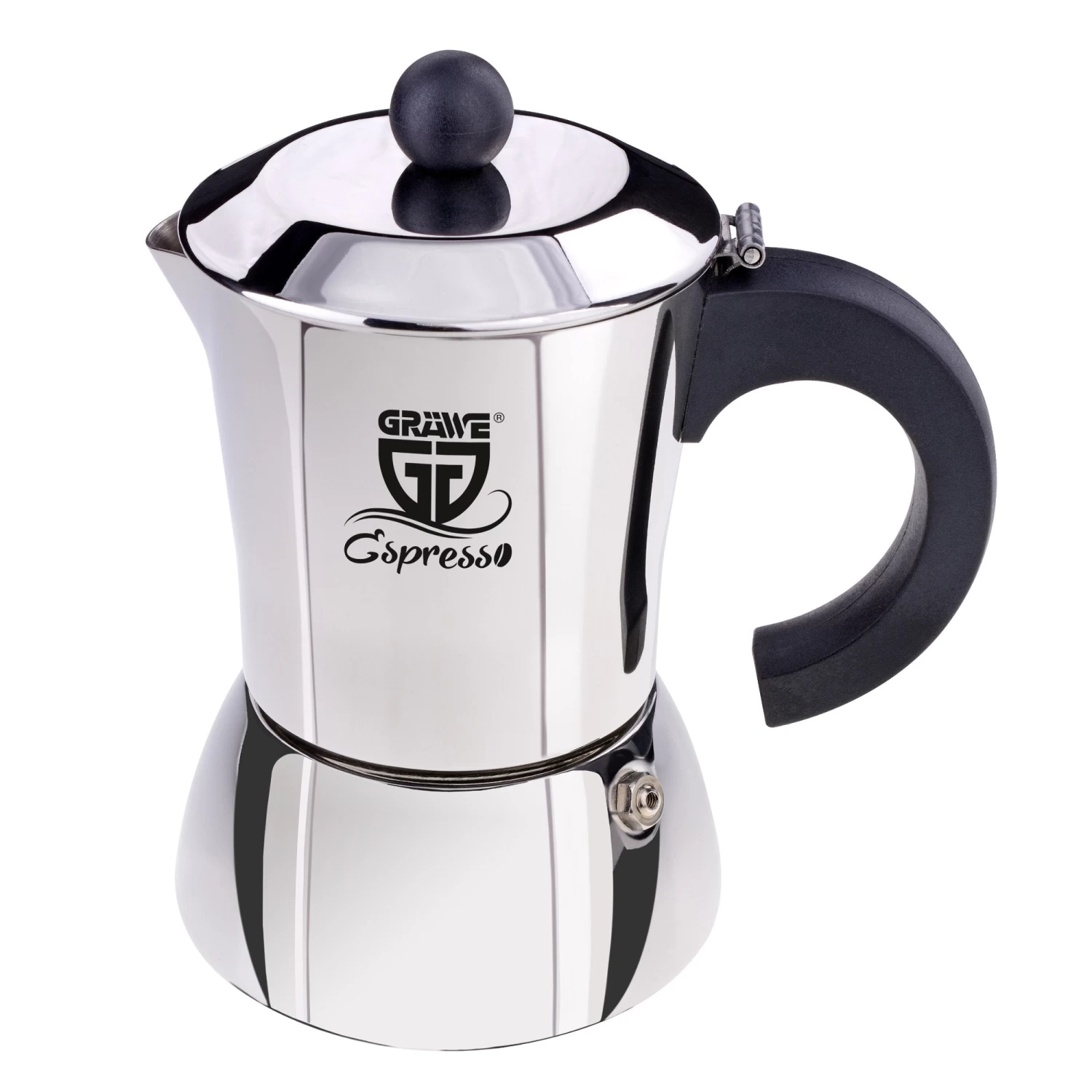 Espressokocher In Silberfarben 1 Espressokocher In Silberfarben