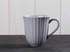 Becher Mit Rillen Mynte FRENCH GREY Grau