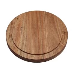 IZUMI ICHIAGO Rundes Schneidebrett - Ø 33,5cm, Akazienholz + Schälmesser -Typhoon Store izumi ichiago izumi ichiago rundes schneidebrett o 33 5cm akazienholz schalmesser 1