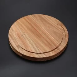 IZUMI ICHIAGO Rundes Schneidebrett - Ø 33,5cm, Akazienholz + Schälmesser -Typhoon Store izumi ichiago izumi ichiago rundes schneidebrett o 33 5cm akazienholz schalmesser 3