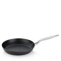 Eisenpfanne Fergus In Schwarz, H 5 Cm / Ø 28 Cm