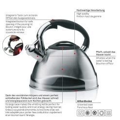 Wasserkessel Varus In Weiß, H 21,5 Cm / Ø 22 Cm -Typhoon Store kela wasserkessel varus in weiss h 21 5 cm o 22 cm 4