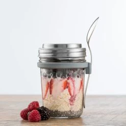 Kilner Frühstücksglas Mit Löffel, 350 Ml -Typhoon Store kilner fruhstucksglas mit loffel 350 ml 4