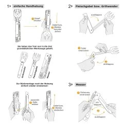 Knister Gasgrill Mit 6-in-1 Klappwerkzeug -Typhoon Store knister knister gasgrill mit 6 in 1 klappwerkzeug 8