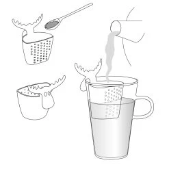 Koziol RUDOLF * - Teesieb In Eucalyptus Green -Typhoon Store koziol rudolf teesieb in eucalyptus green 5