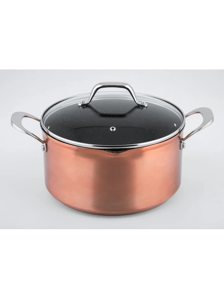 Laguiole 2tlg. Set: Kochtopf In Kupfer - Ø 24 Cm 2 Laguiole 2tlg. Set: Kochtopf In Kupfer - Ø 24 Cm – Bild 2