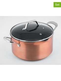 Laguiole 2tlg. Set: Kochtopf In Kupfer - Ø 24 Cm