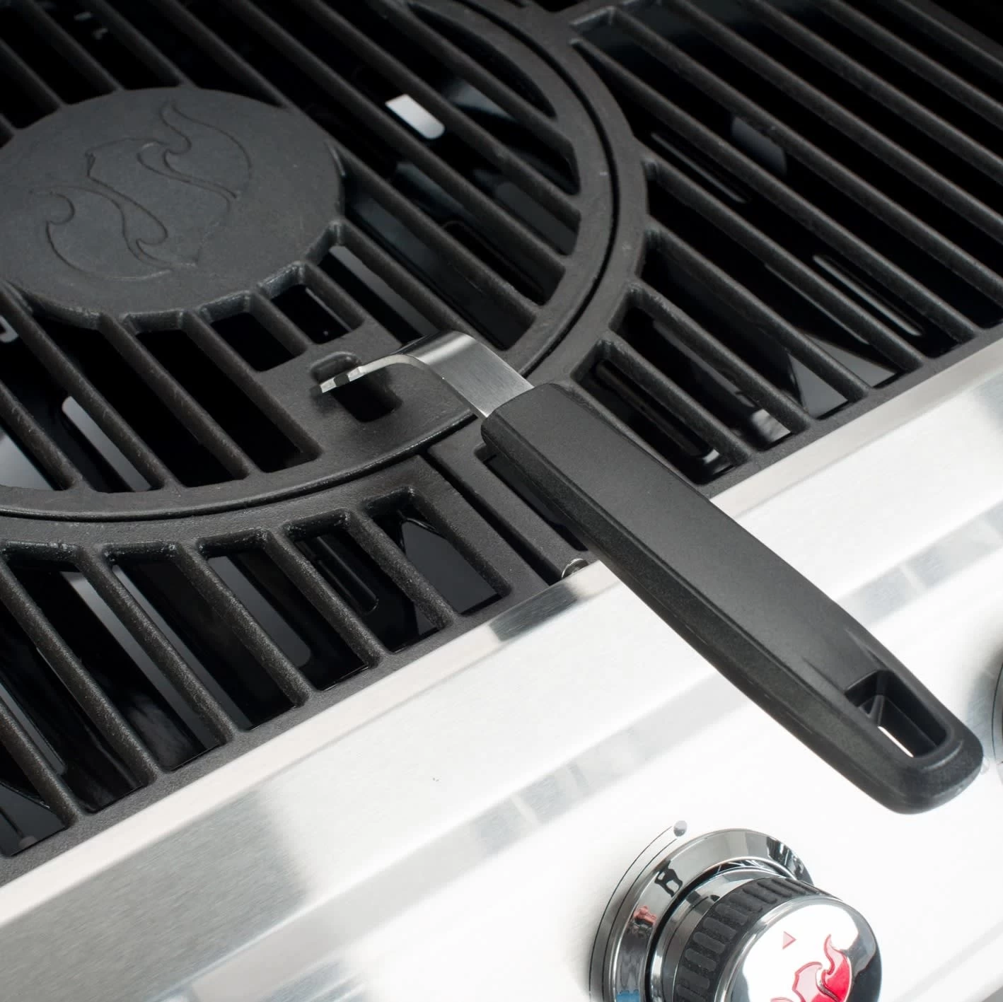 Landmann Grillrostheber "Modulus" In Edelstahl / Schwarz 2 Landmann Grillrostheber "Modulus" In Edelstahl / Schwarz – Bild 2