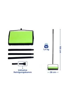 Teppichkehrer Grün In Schwarz -Typhoon Store maximex teppichkehrer grun in schwarz 10