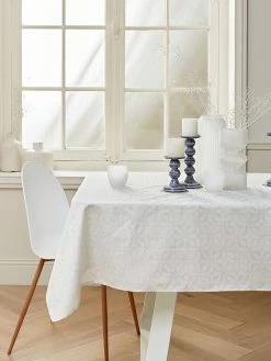 Tischdecke "Cristal" In Weiß