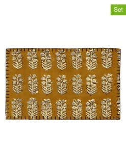 4er-Set: Tischsets "Capri" In Hellbraun - (L)45 X (B)30 Cm