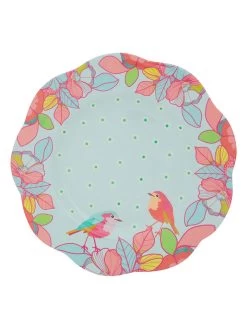 Speiseteller "Ella" In Hellblau/ Rosa - Ø 26 Cm