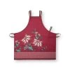 Pip Studio Kochschuerzen "Apron Flower Festival" In Rosa - (L) 85 X (B) 88 Cm