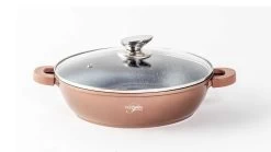 Platinum Aluguss Wok Servierpfanne Ø32cm In Beige