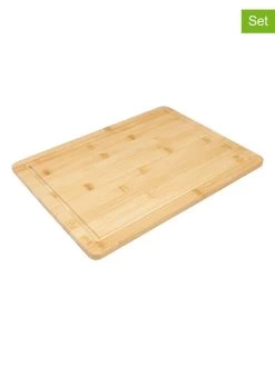 2er-Set: Schneidebretter In Bambus - (L)40 X (B)30 Cm