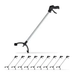 10x Greifzange In Schwarz/ Silber