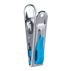 160 X Wäscheklammern In Silber