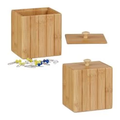 2 X Aufbewahrungsbox In Natur - (B)10 X (H)11,5 X (T)8 Cm -Typhoon Store relaxdays 2 x aufbewahrungsbox in natur b 10 x h 11 5 x t 8 cm 3