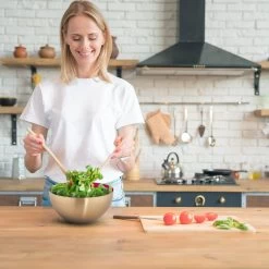 2 X Salatschüssel In Rot/ Gold - (H)12,5 X Ø 25 Cm -Typhoon Store relaxdays 2 x salatschussel in rot gold h 12 5 x o 25 cm 2