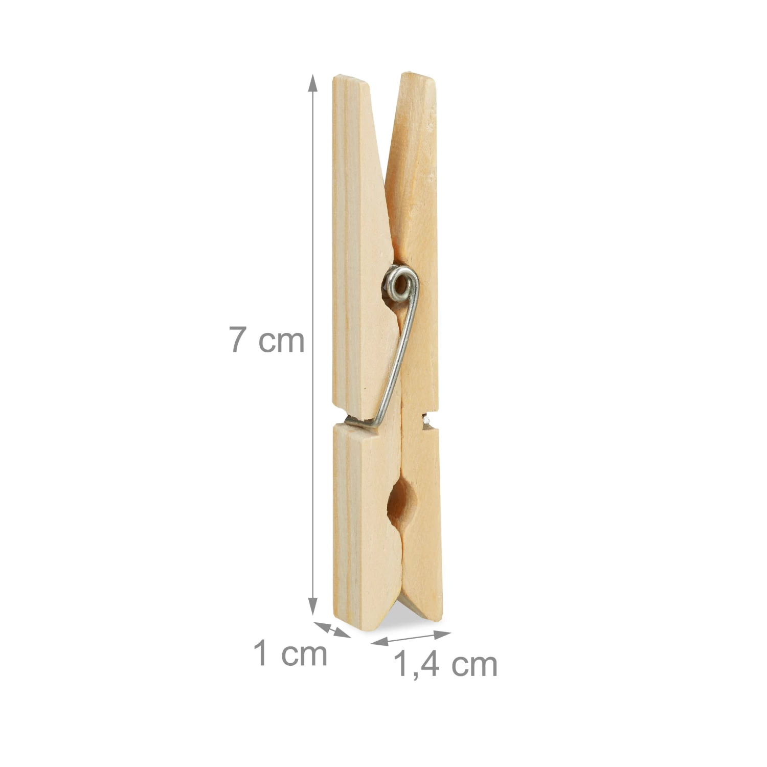 200x Wäscheklammern In Natur 4 200x Wäscheklammern In Natur – Bild 4