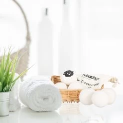 24x Trocknerbälle In Weiß -Typhoon Store relaxdays 24x trocknerballe in weiss 2