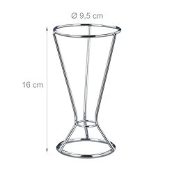 2x Pommeshalter In Silber 10 2x Pommeshalter In Silber -Typhoon Store relaxdays 2x pommeshalter in silber 3