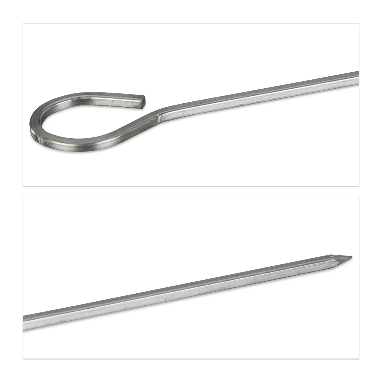 30x Schaschlikspieße In Silber 3 30x Schaschlikspieße In Silber – Bild 3