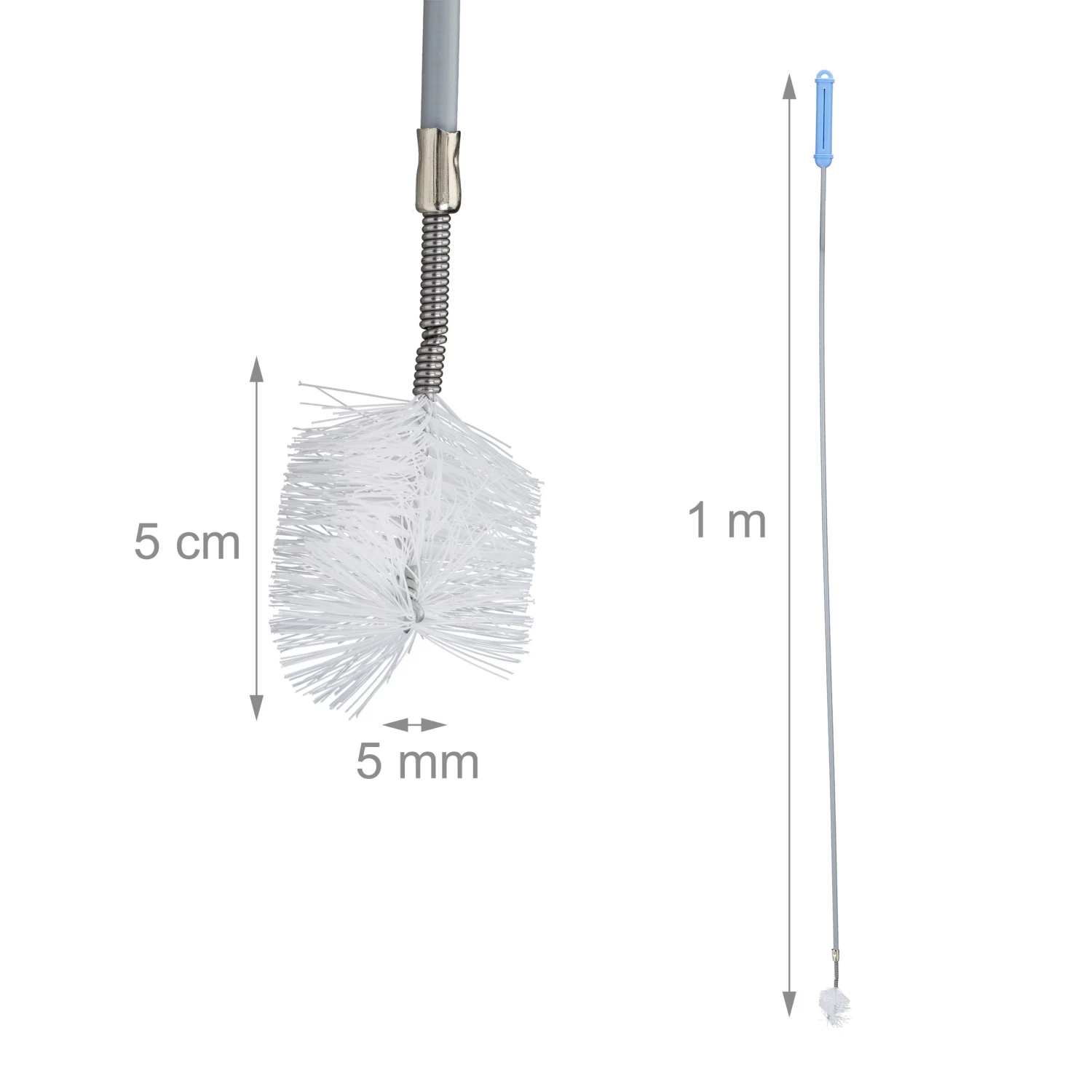 4x Rohrreinigungsbürste In Grau 4 4x Rohrreinigungsbürste In Grau – Bild 4