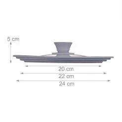 4x Topfdeckel In Grau - Ø20-24 Cm 9 4x Topfdeckel In Grau - Ø20-24 Cm -Typhoon Store relaxdays 4x topfdeckel in grau o20 24 cm 3