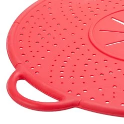 4x Überkochschutz In Rot - Ø 30 Cm -Typhoon Store relaxdays 4x uberkochschutz in rot o 30 cm 2