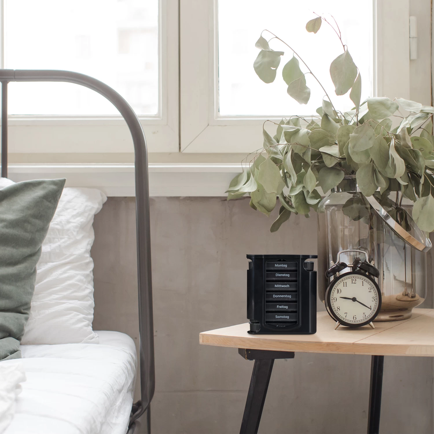 5x Pillendose In Schwarz 2 5x Pillendose In Schwarz – Bild 2