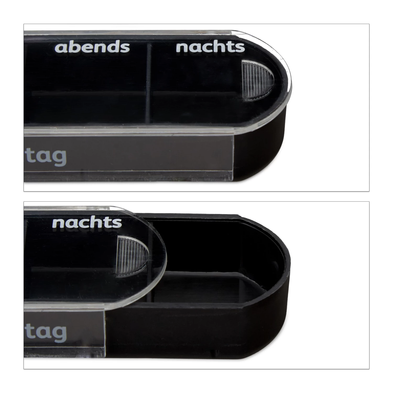 5x Pillendose In Schwarz 7 5x Pillendose In Schwarz – Bild 7