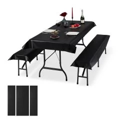 6x Bierzeltgarnitur Auflage In Schwarz